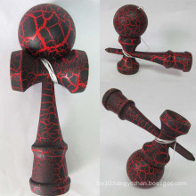 High Quality Wooden Full Crackle Toy Kendama